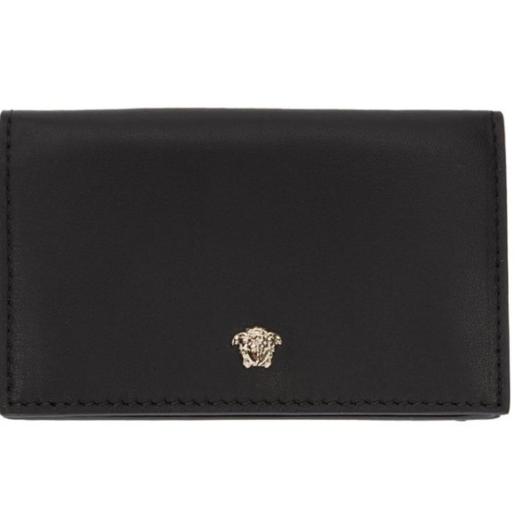 Versace Handbags - NEW Versace Black Medusa Folded Card Holder Wallet